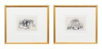 ROBERTS, David (1796-1864). A group of 14 small-format lithograph prints from "The Holy Land", including: