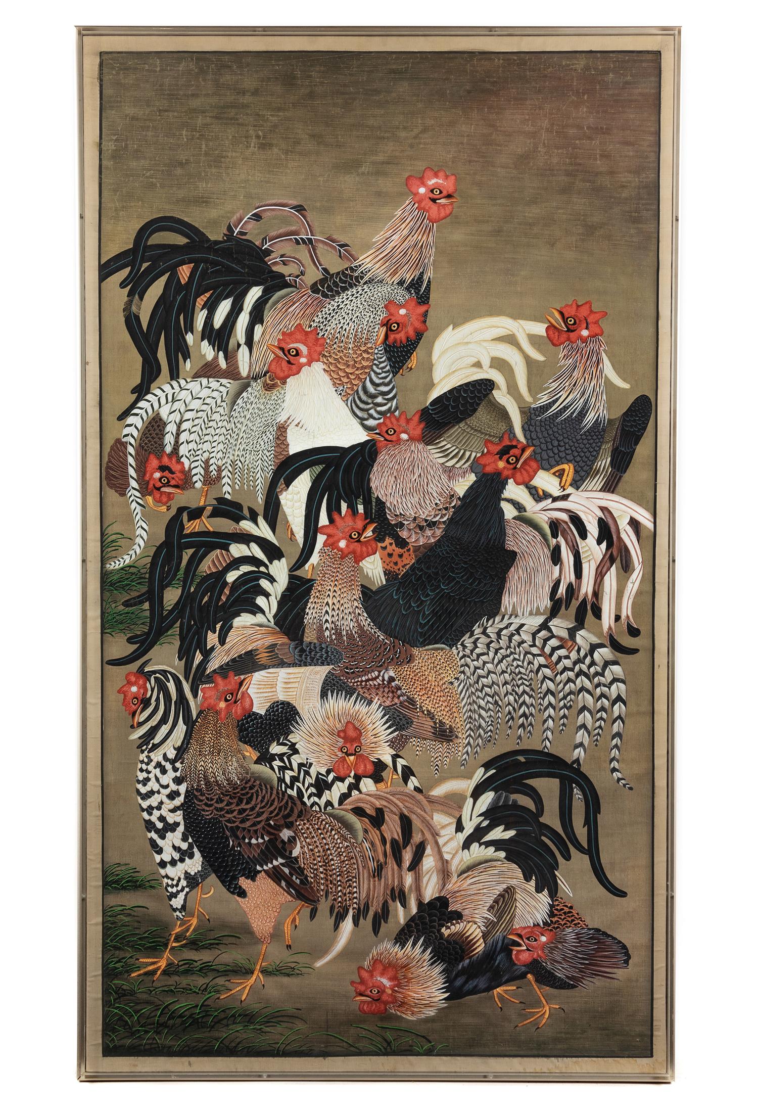 A Japanese Painting on Paper