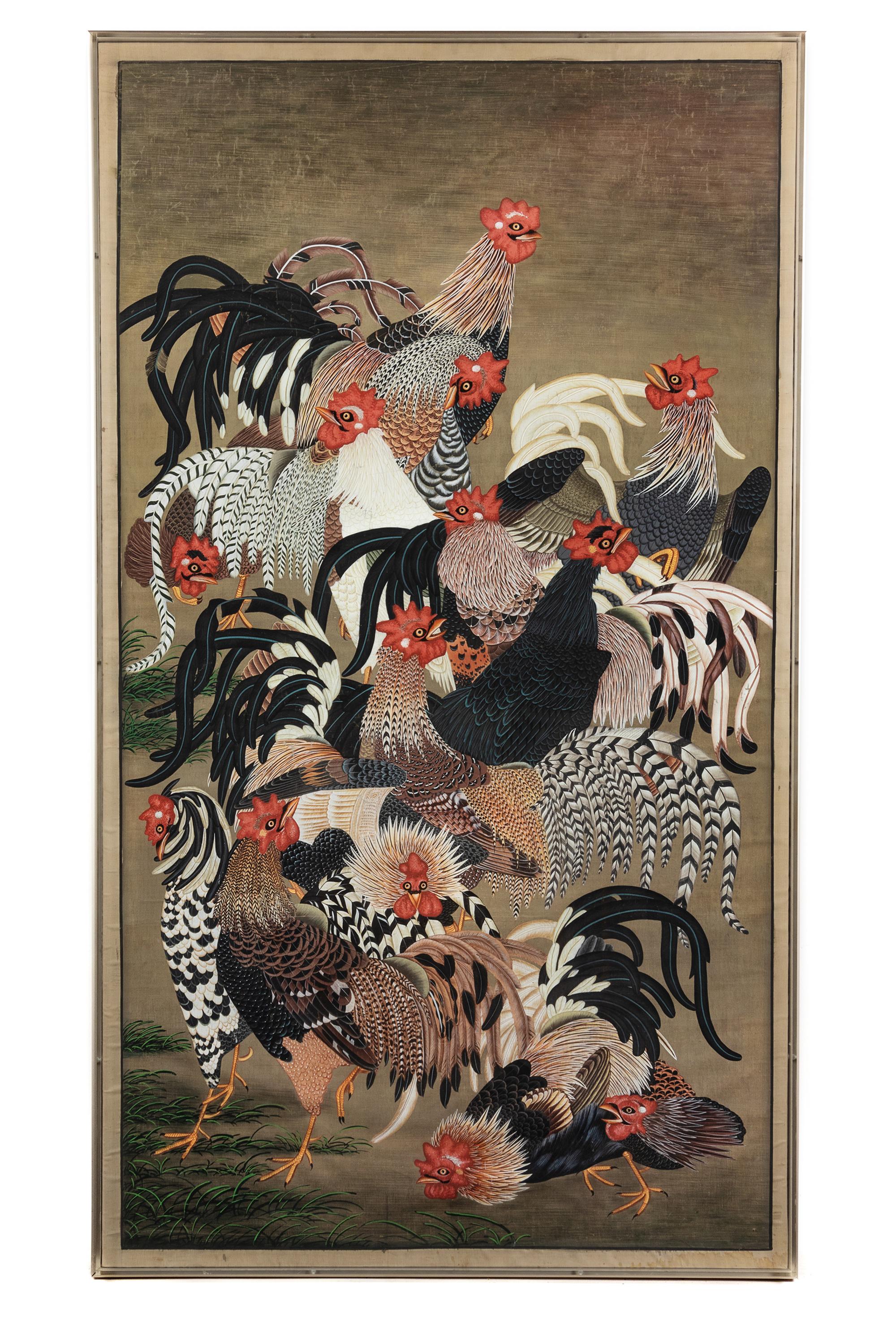 A Japanese Painting on Paper