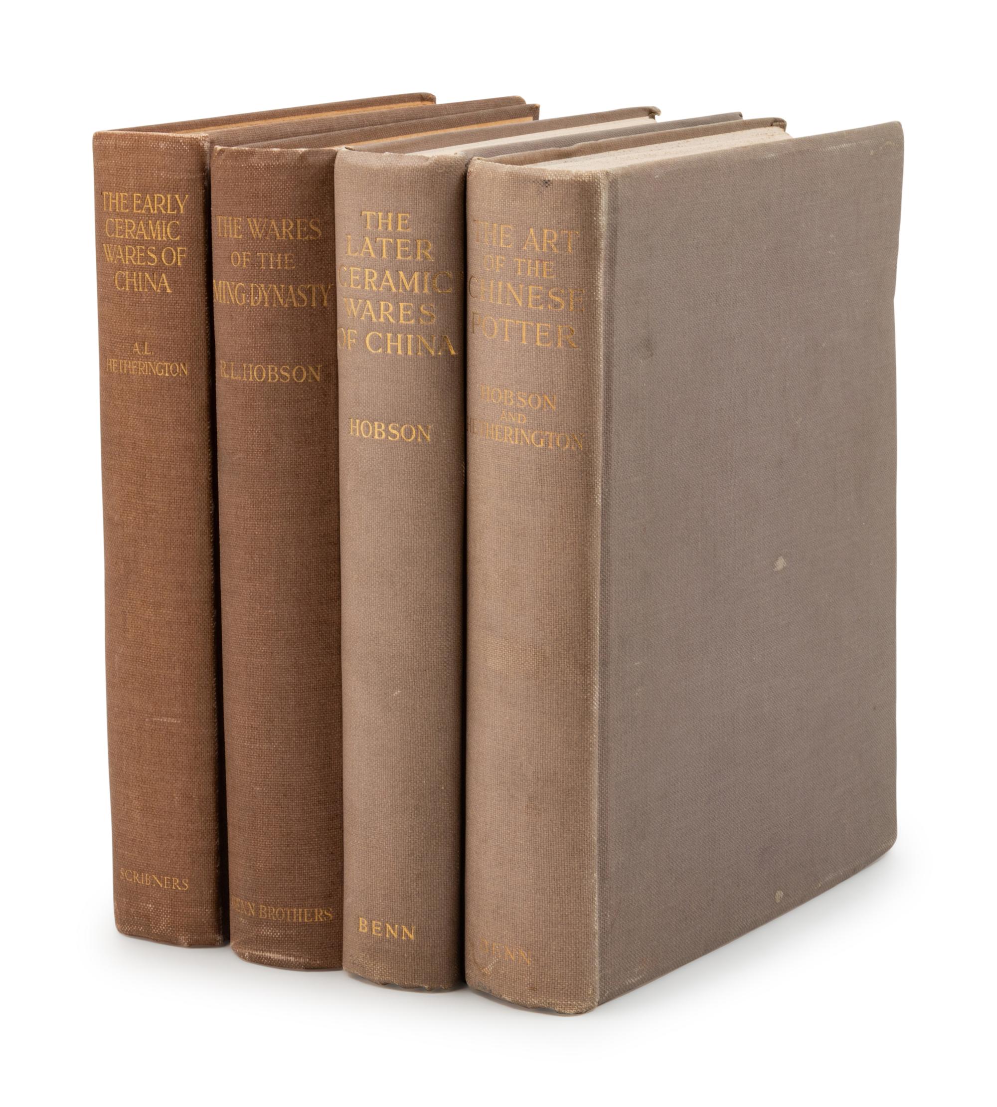 Four Reference Books Pertaining to Chinese Ceramics