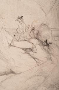 Au lit, 1898