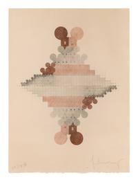 Geometric Mouse Pyramid as an image of the Electoral System, Doubled, 1976
