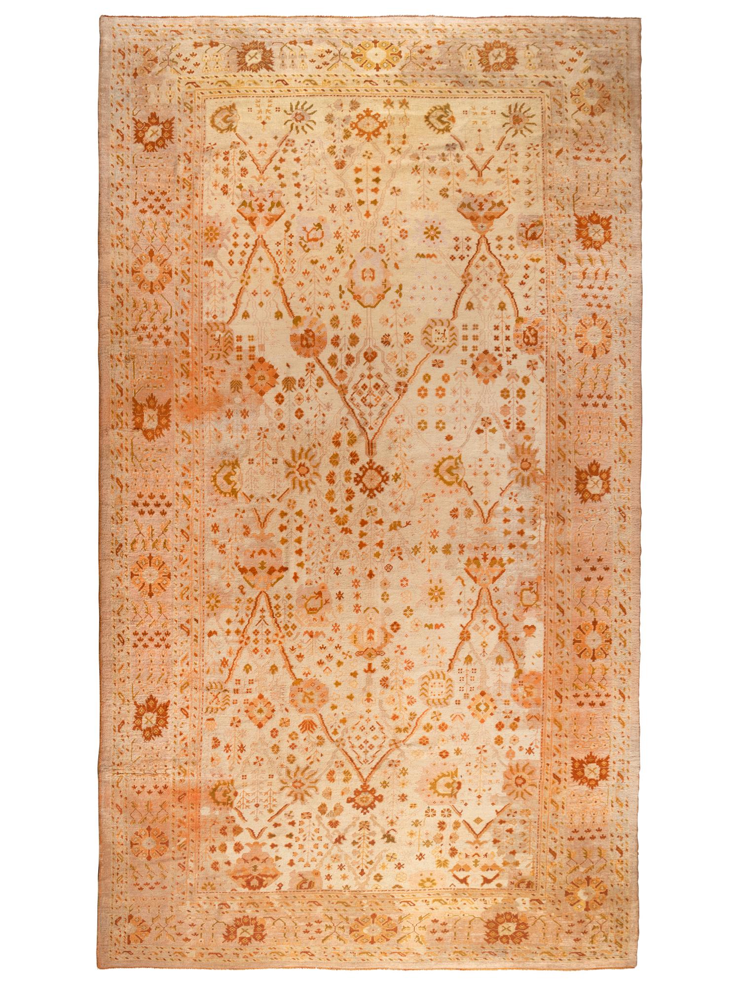 An Oushak Wool Carpet