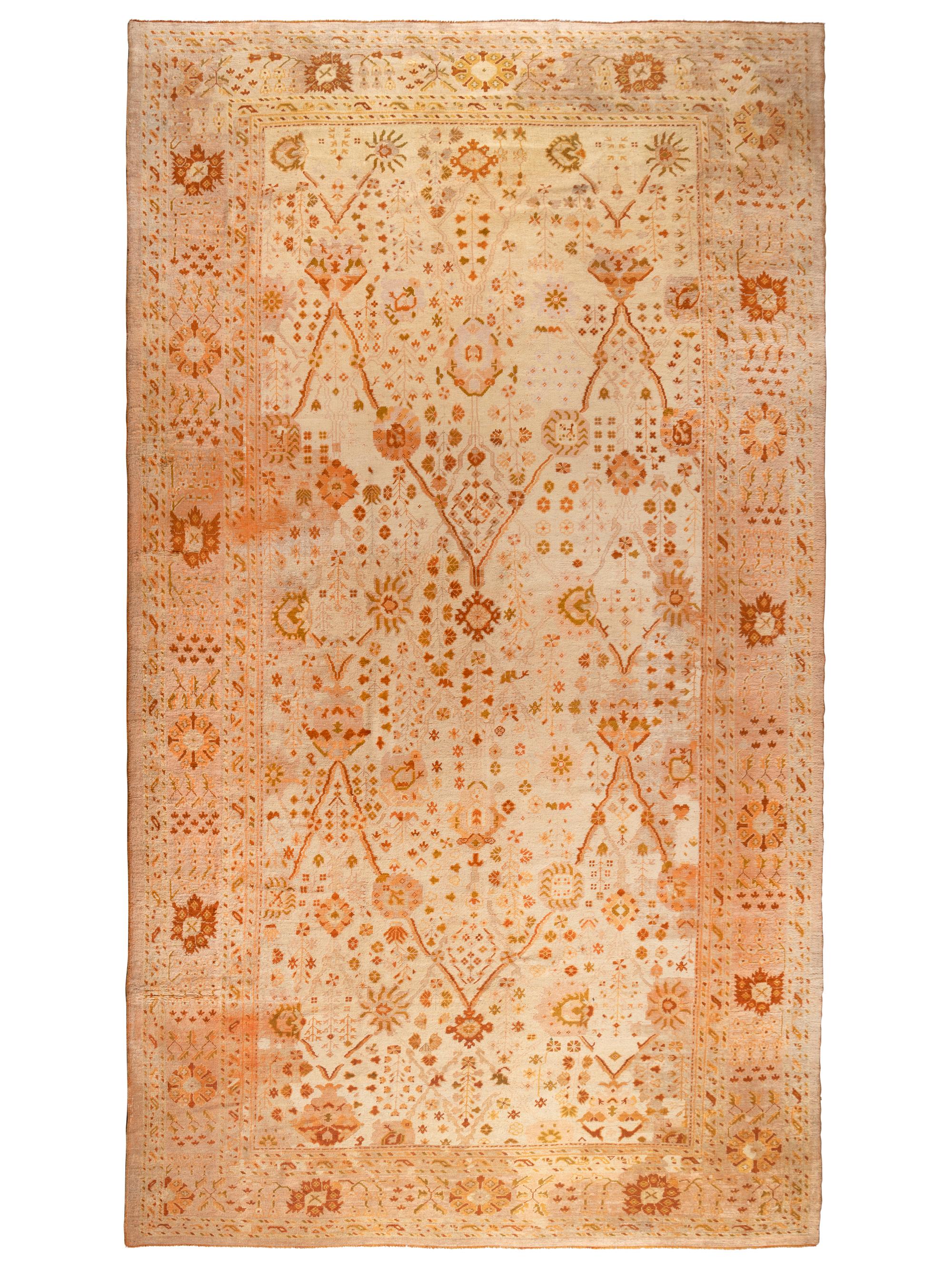 An Oushak Wool Carpet