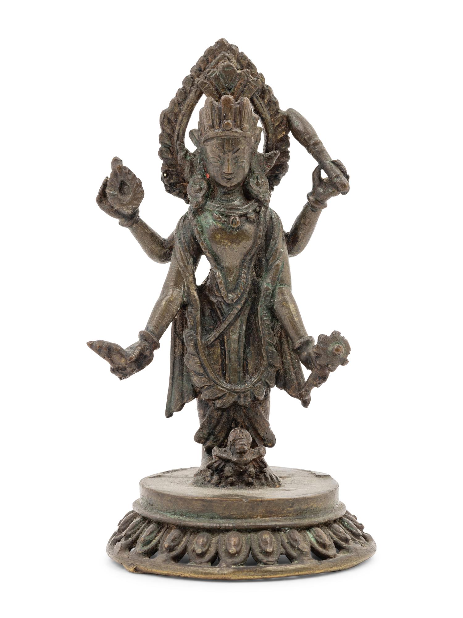 Two Indian Bronze Figures of Shiva