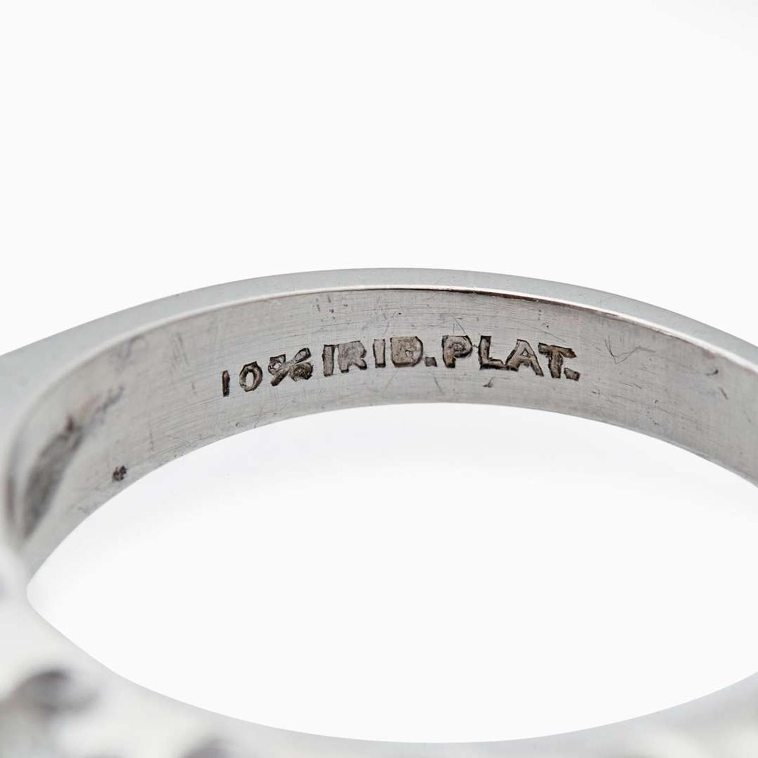 A Platinum and Diamond Ring