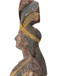 An American Carved and Painted Pine Tobacco Store Figure