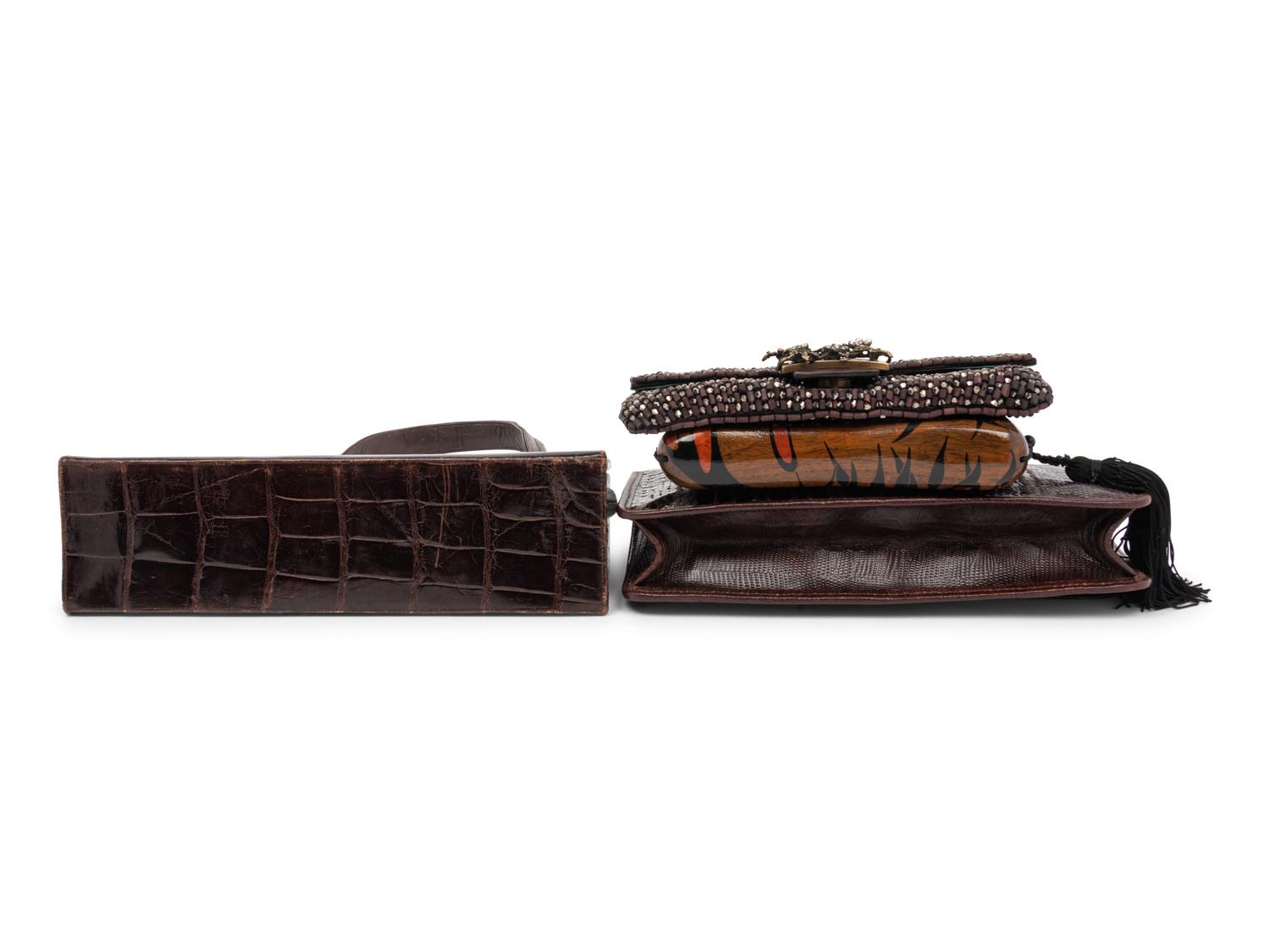Four Designer Bags: Dofan, Fendi, Raphael Sanchez, Carlos Falchi, 1980-2000s