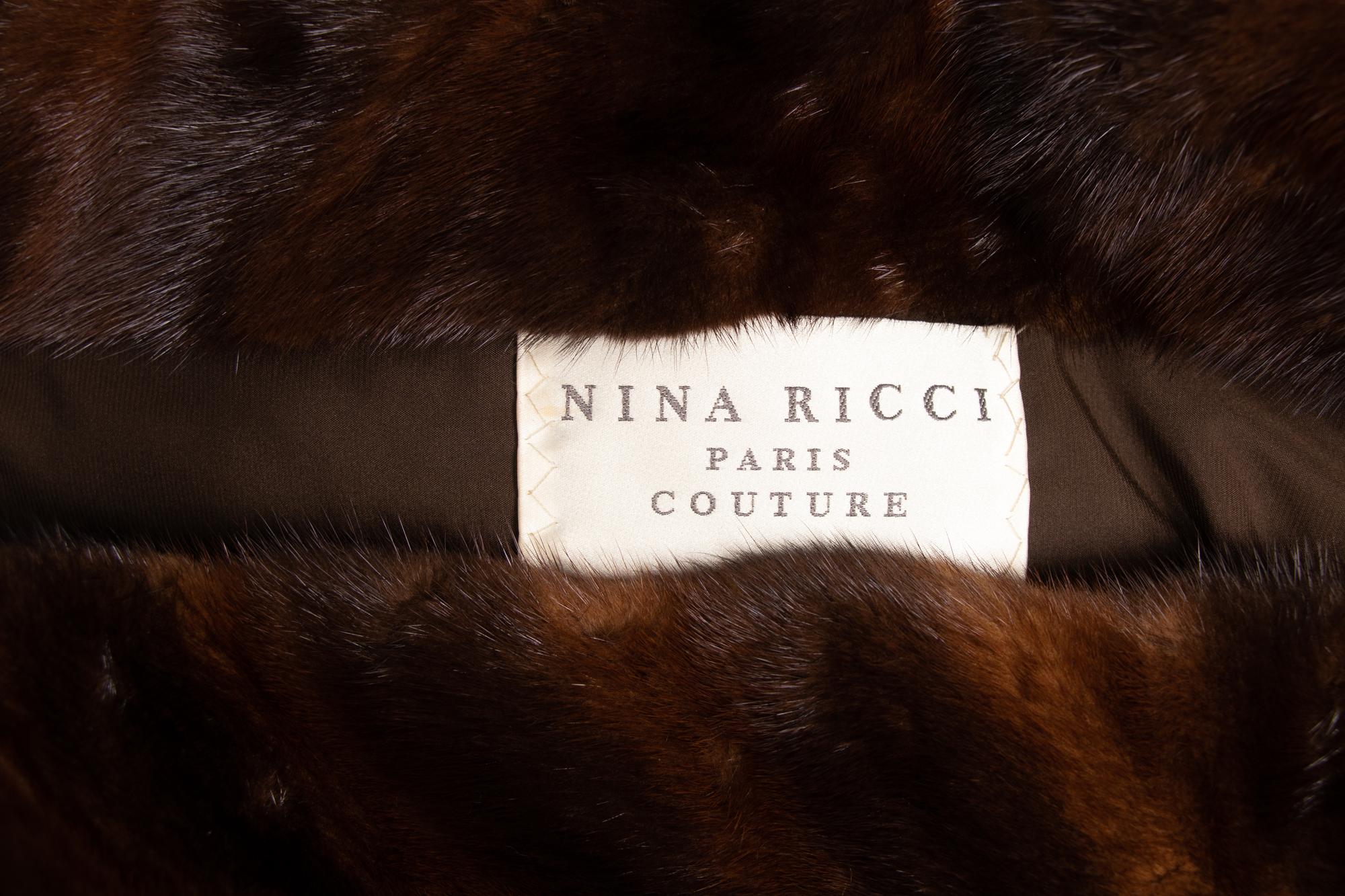 Nina Ricci Mink Coat, 1990s