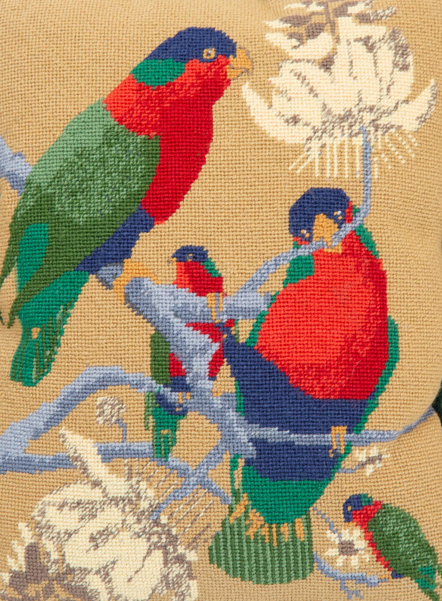 Three Continental Tapestry Pillows