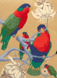 Three Continental Tapestry Pillows