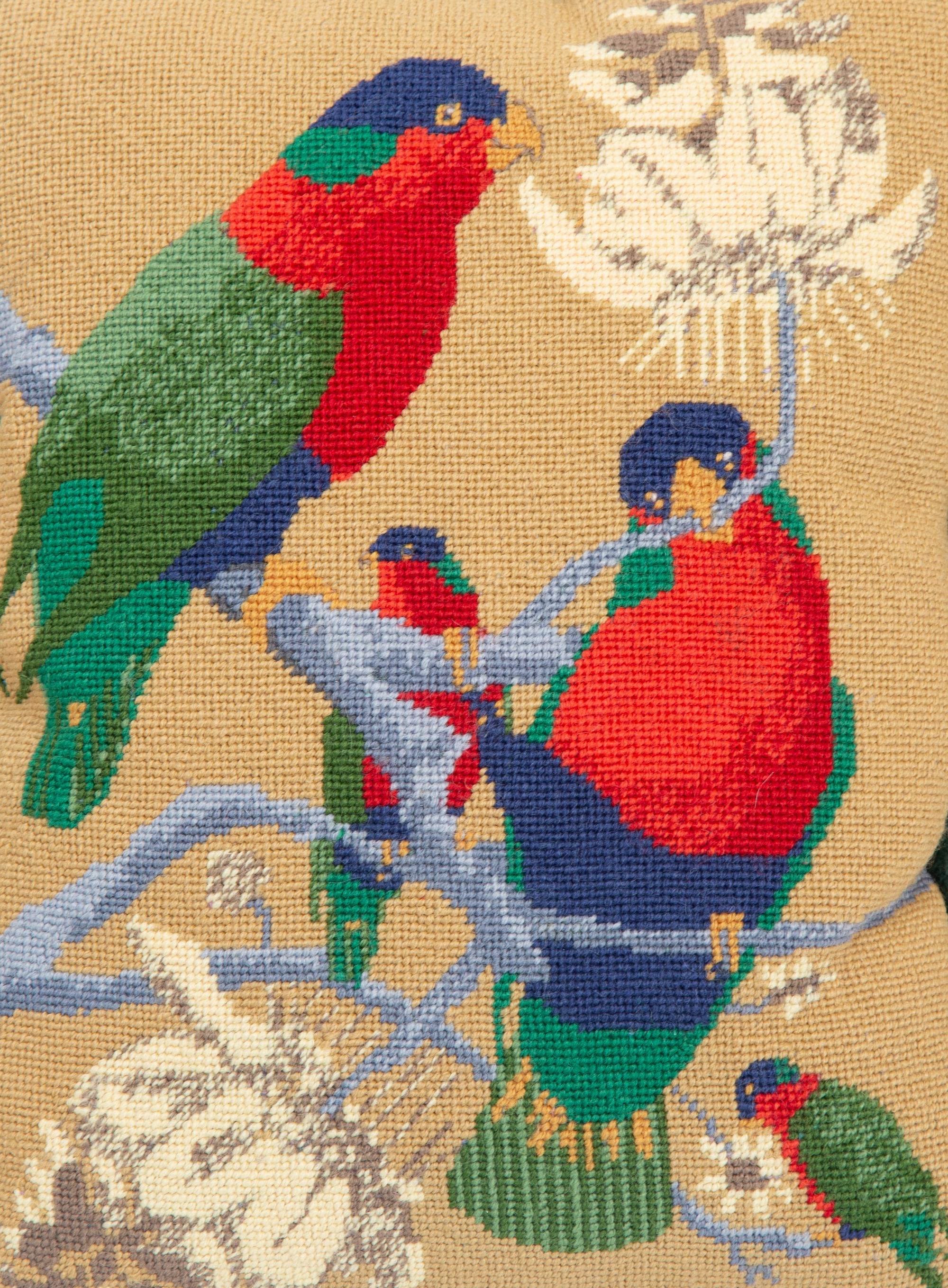Three Continental Tapestry Pillows