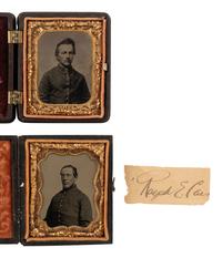 [CIVIL WAR]. 6 ninth plate portraits of soldiers, incl. 2 portraits of possibly the same soldier.