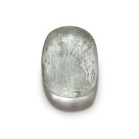 A Neoclassical Glass-Cast Intaglio Depicting an Allegory of Love