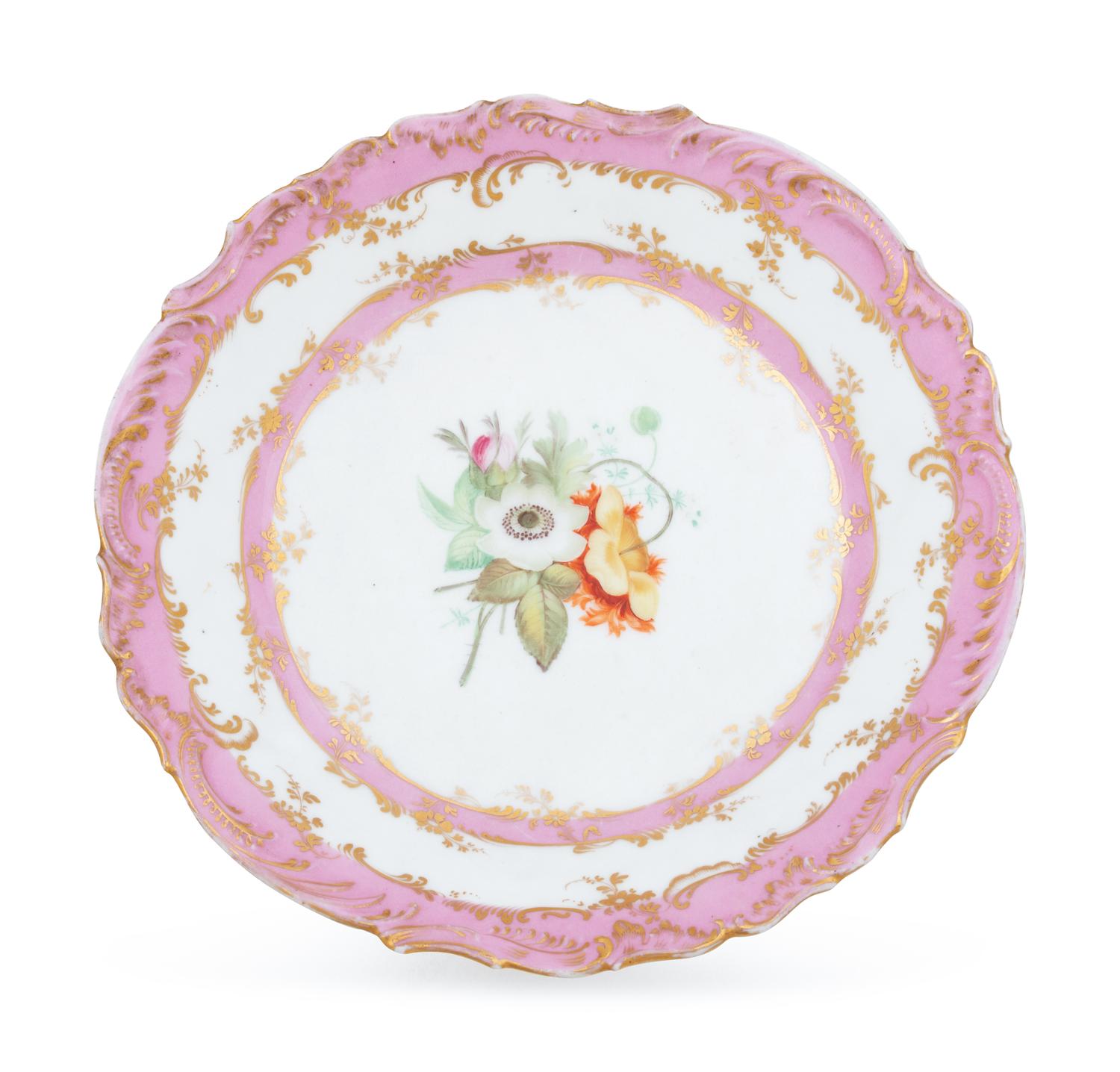 An English Porcelain Dessert Service