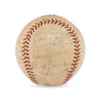 A Multi Signed Autograph Baseball Featuring Joe Medwick and Notables (Beckett Authentication Services Letter of Authenticity)