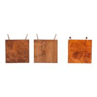 Three Federal Style Figured Maple and Cherrywood Plant Stands