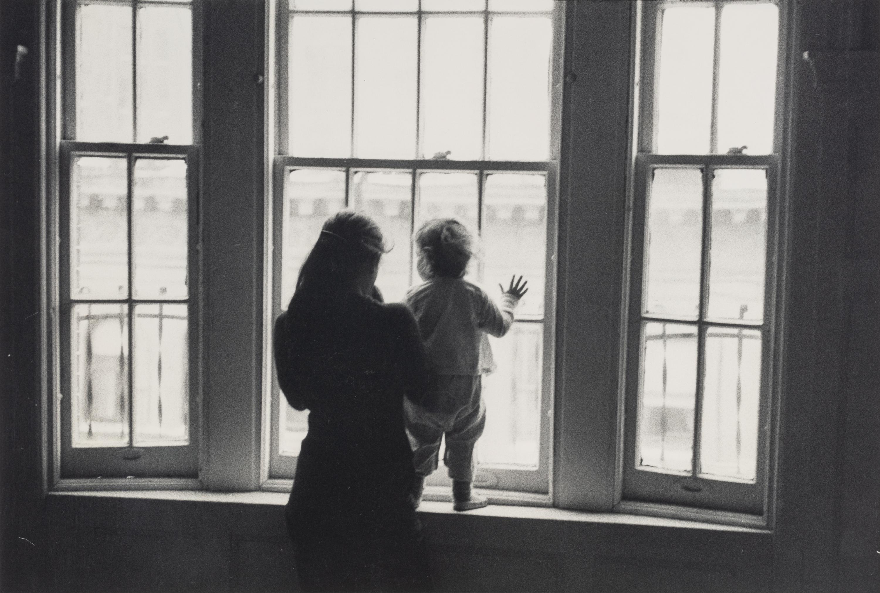 Garry Winogrand (1928-1984) Adrienne and Laurie at Window, 1957