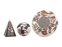 Polychrome Four-Color Pottery