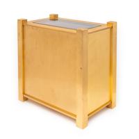 Patek Philippe, Ref. 928, Brass 'Pendule Carrée' Desk Clock