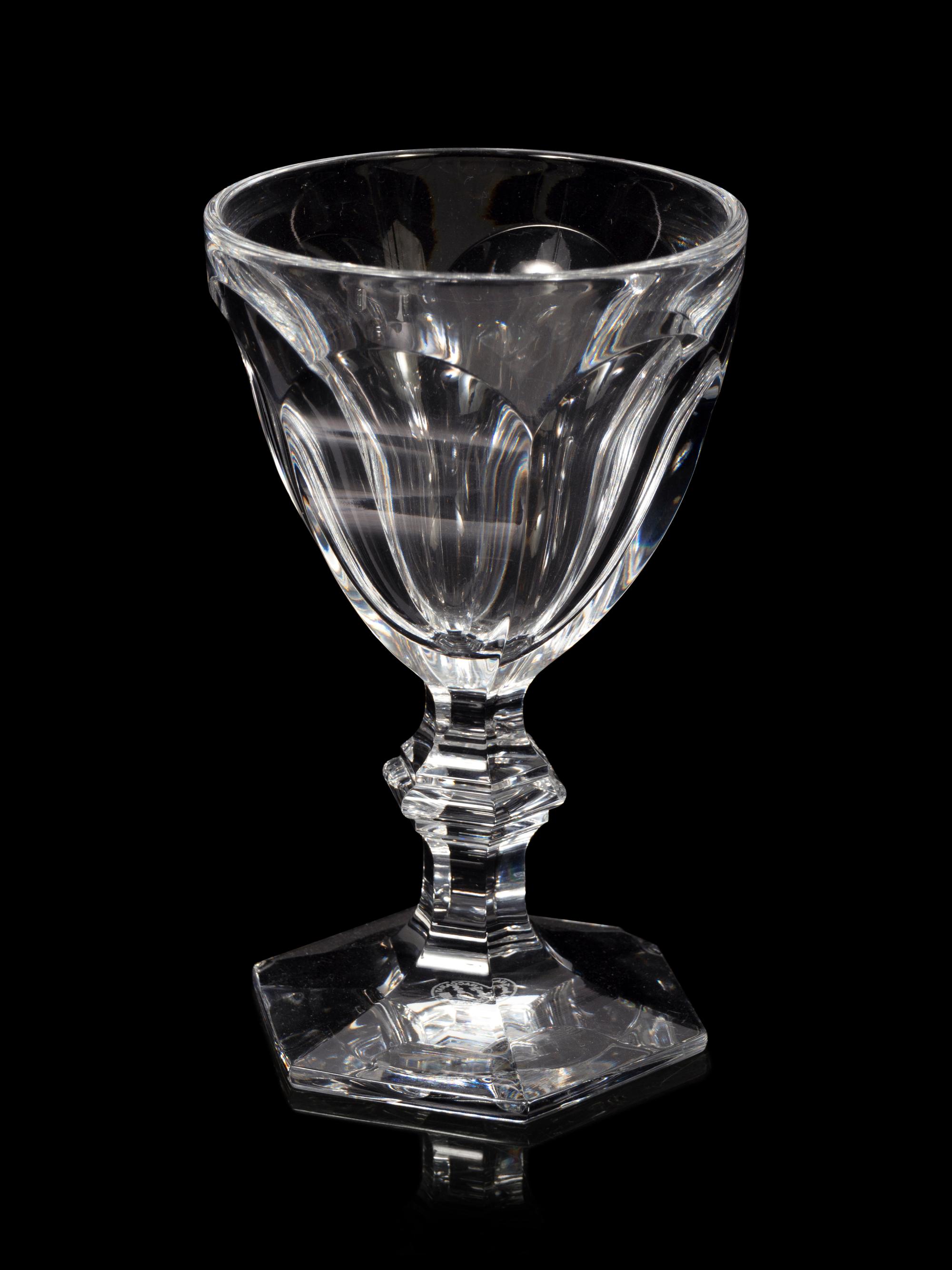 A Set of Twelve Baccarat Harcourt Goblets