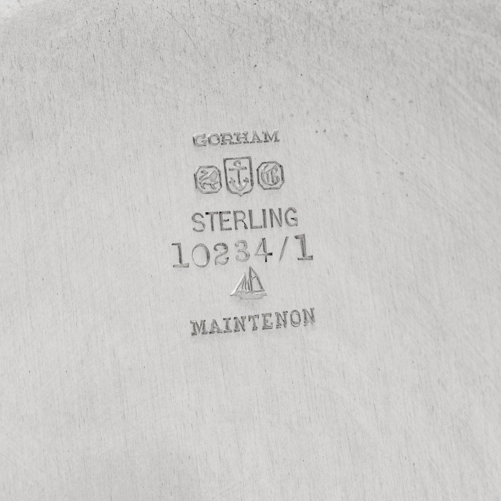 A Set of Twelve American Silver Dessert Plates