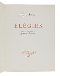 DUBUFFET, Jean (1901-1985). -- GUILLEVIC, Eugene (1907-1997). Él é gies. Paris: Le Calligraphe, 1946.