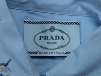 PRADA EMBELLISHED SHIRTDRESS