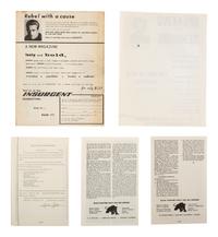[CIVIL RIGHTS]. A group of 9 pamphlets, circulars, and flyers involving Black activists, incl. Black Panther Party members.