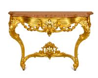 A Louis XV Style Giltwood Console Table — 20TH CENTURY