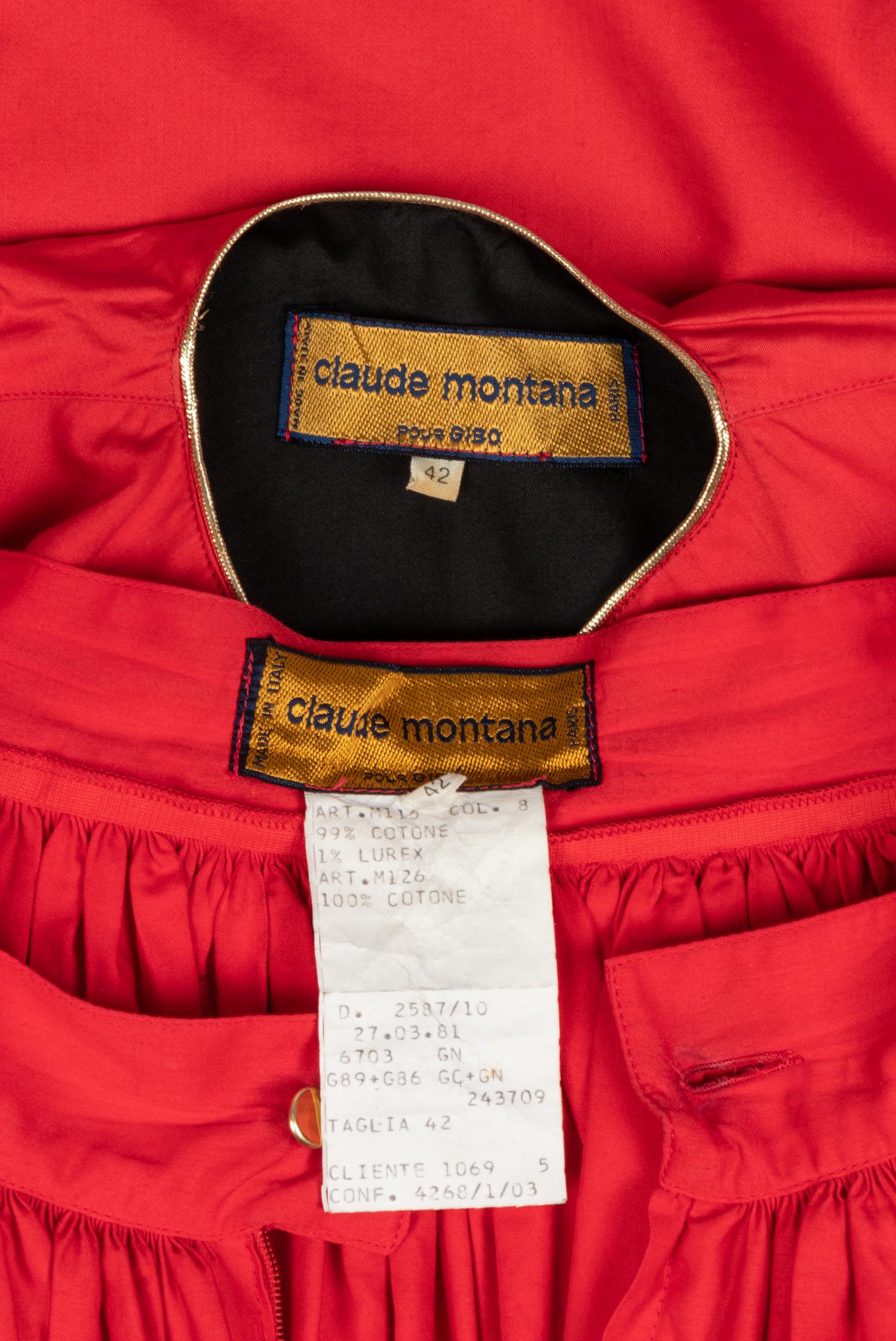 Claude Montana Two-Piece Ensemble, Spring 1981