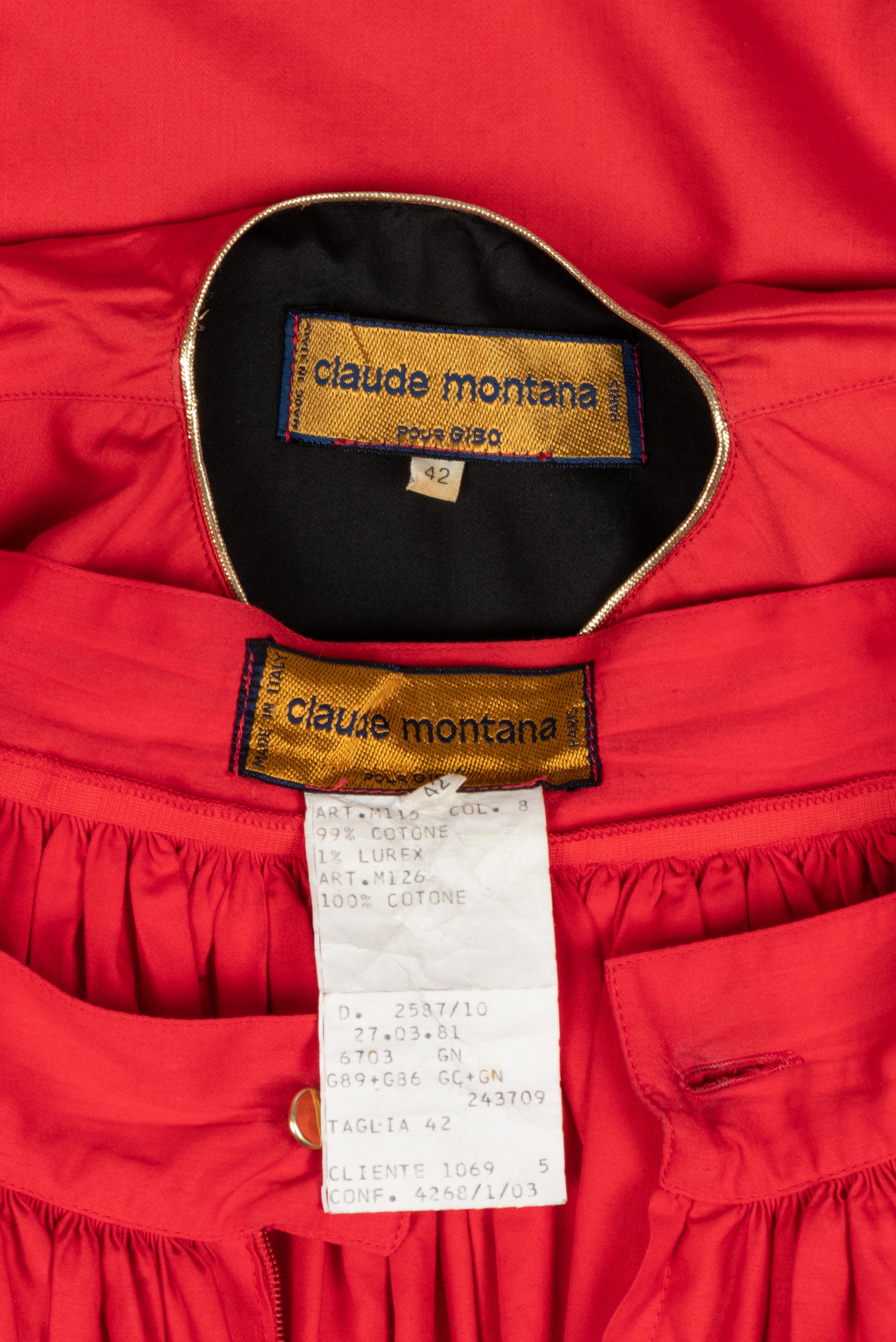 Claude Montana Two-Piece Ensemble, Spring 1981