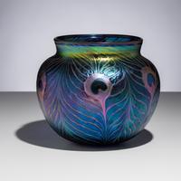 Charles Lotton (American, 1935–2021) — Peacock Vase, 2003