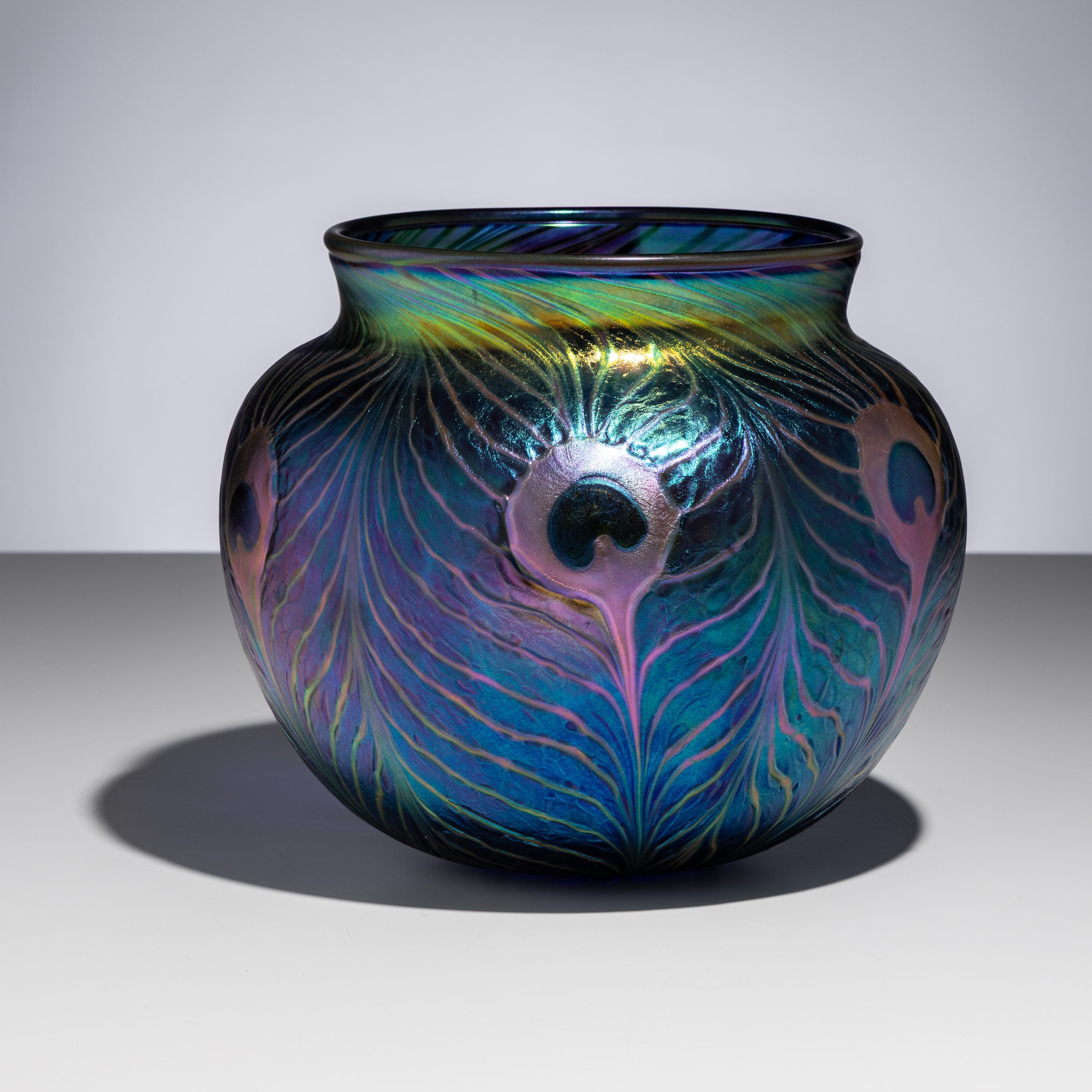 Charles Lotton (American, 1935–2021) — Peacock Vase, 2003