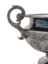 A Scottish Victorian Silver Punch Bowl