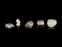 Five Chinese Jade Carvings