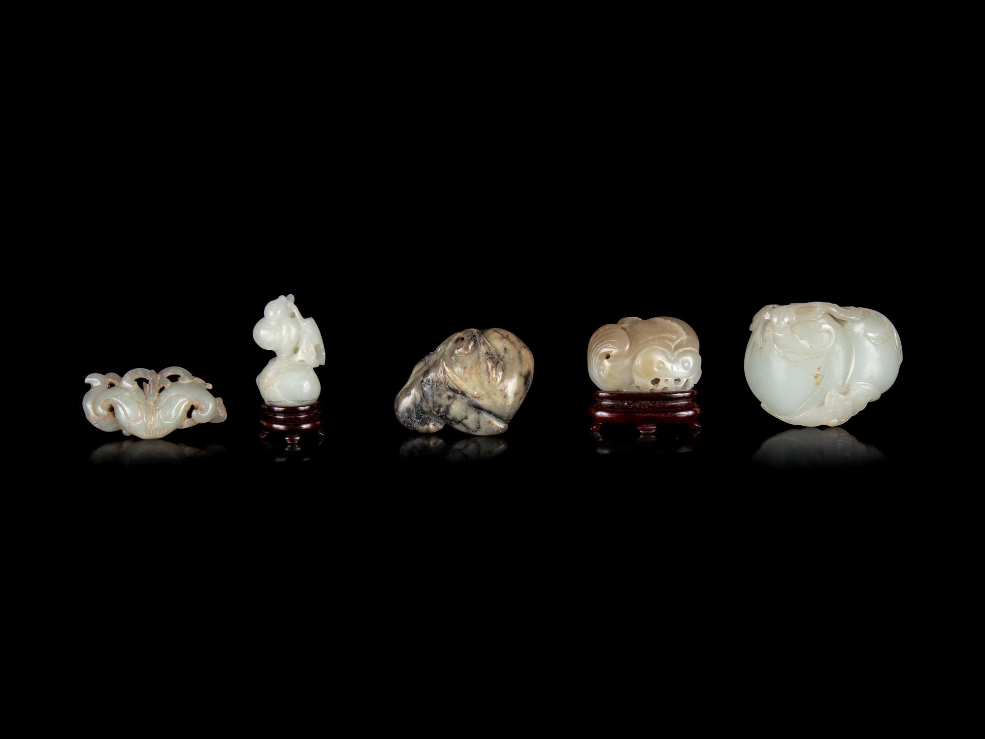Five Chinese Jade Carvings