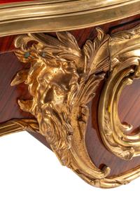 A Louis XV Style Gilt Bronze Mounted Bureau Plat