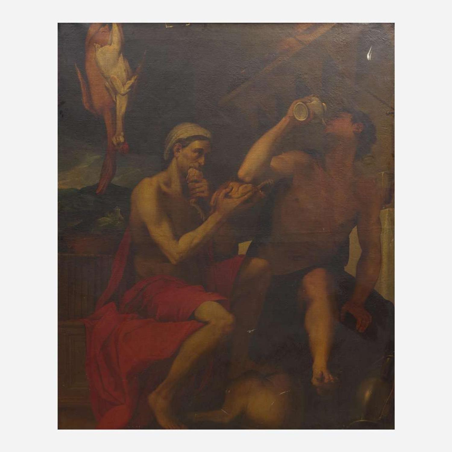 Attributed to Andrea Lanzani (Italian, B.C. 1650–1712) Three Sins: Vanity, Gluttony and Ingratitude