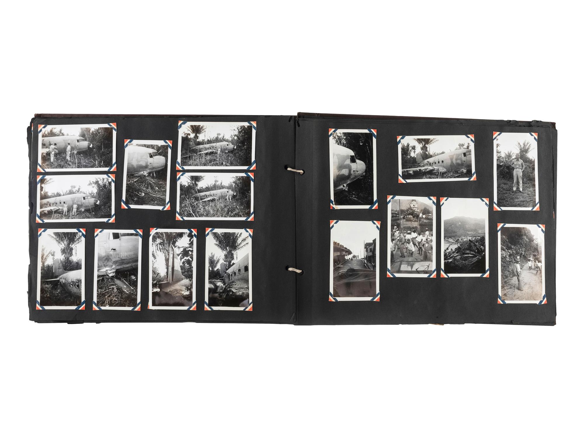 [SPANISH-AMERICAN WAR] -- [WORLD WAR I & II]. A group of photographs and documents involving the Spanish American War through World War I and II, including:
