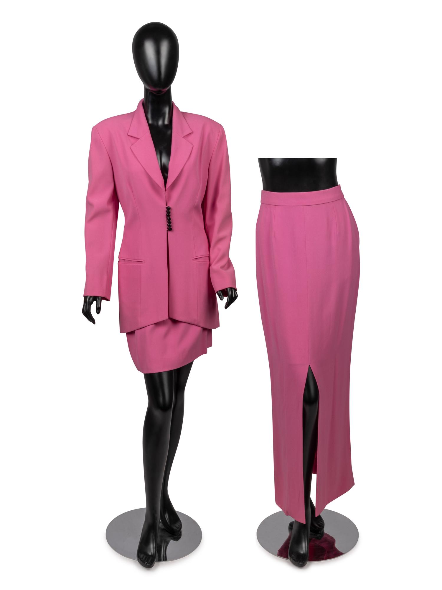 Christian Dior Demi-Couture Three Piece Suit, Jacket and Two Skirts, 1990s