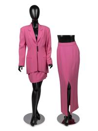 Christian Dior Demi-Couture Three Piece Suit, Jacket and Two Skirts, 1990s