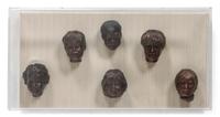 Glenna Goodacre, (American, b. 1939), Six Miniature Busts of Children