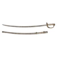 Klingenthal Cavalry Officers Saber Presented to Col. Albert Brackett - 9th Illinois Cavalry