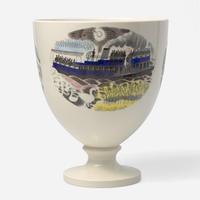 A Wedgwood Eric Ravilious (1903-1942) Designed "Boat Race Day" Vase, UK, 1930s