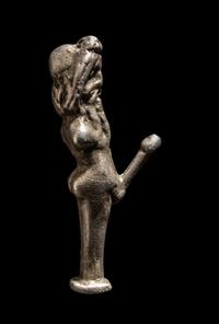 A Roman Silver Herm of Priapus
