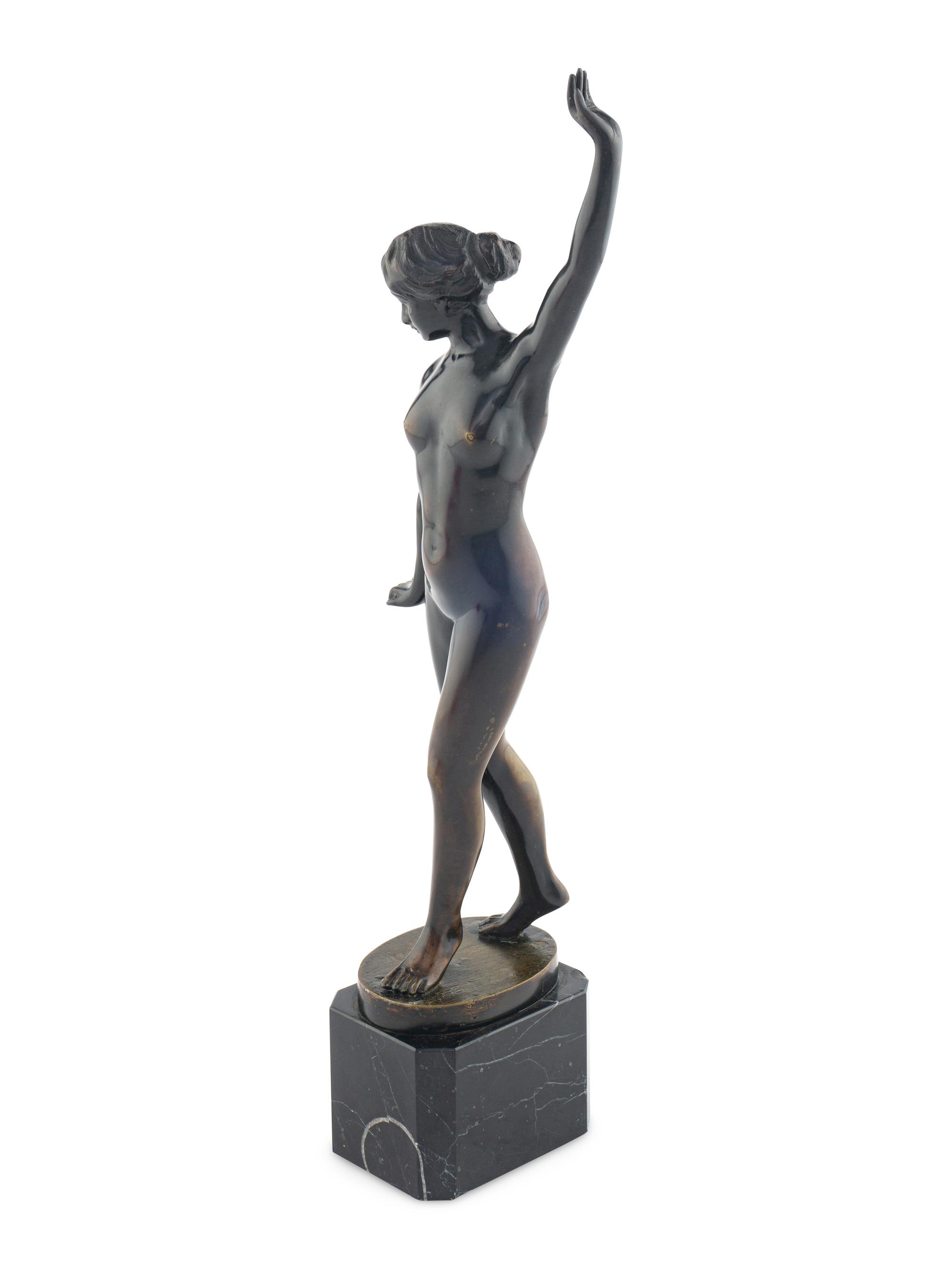 A Continental Bronze Figure