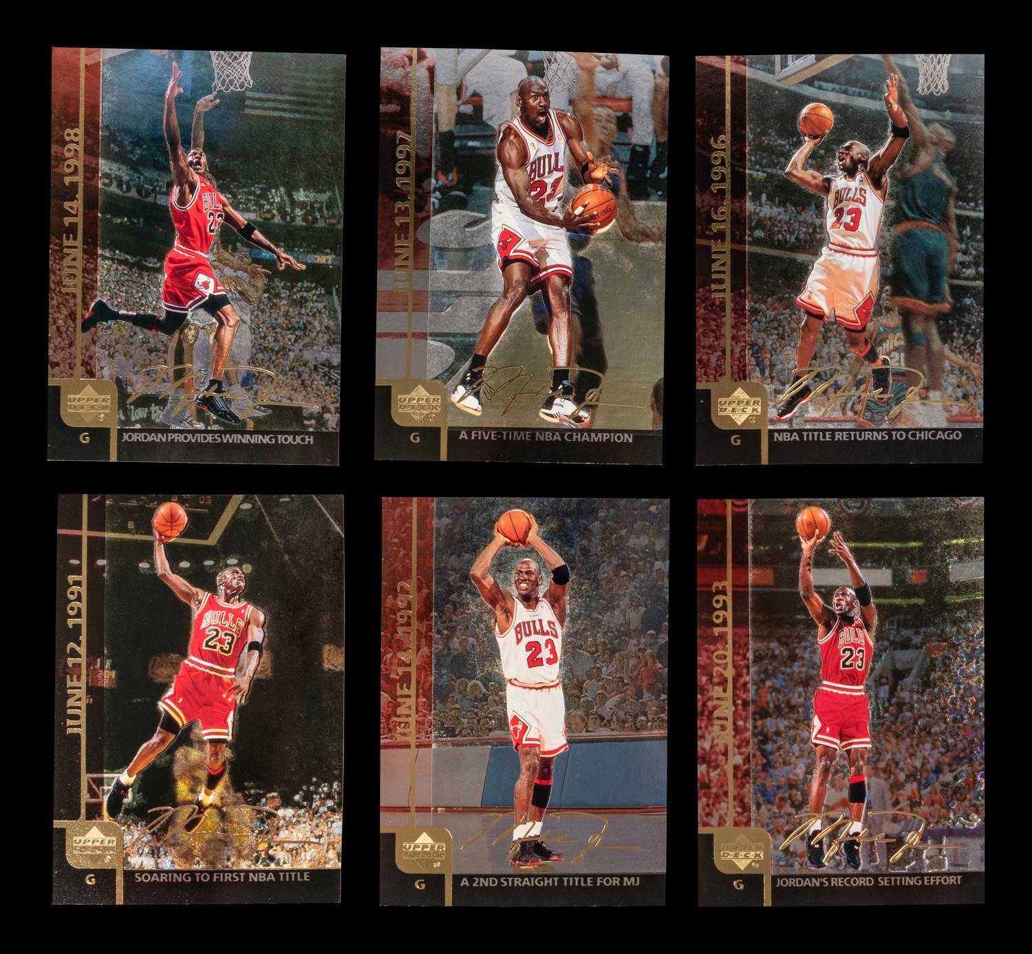 A Group of Assorted 1980s-90s Licensed Michael Jordan Basketball Cards,