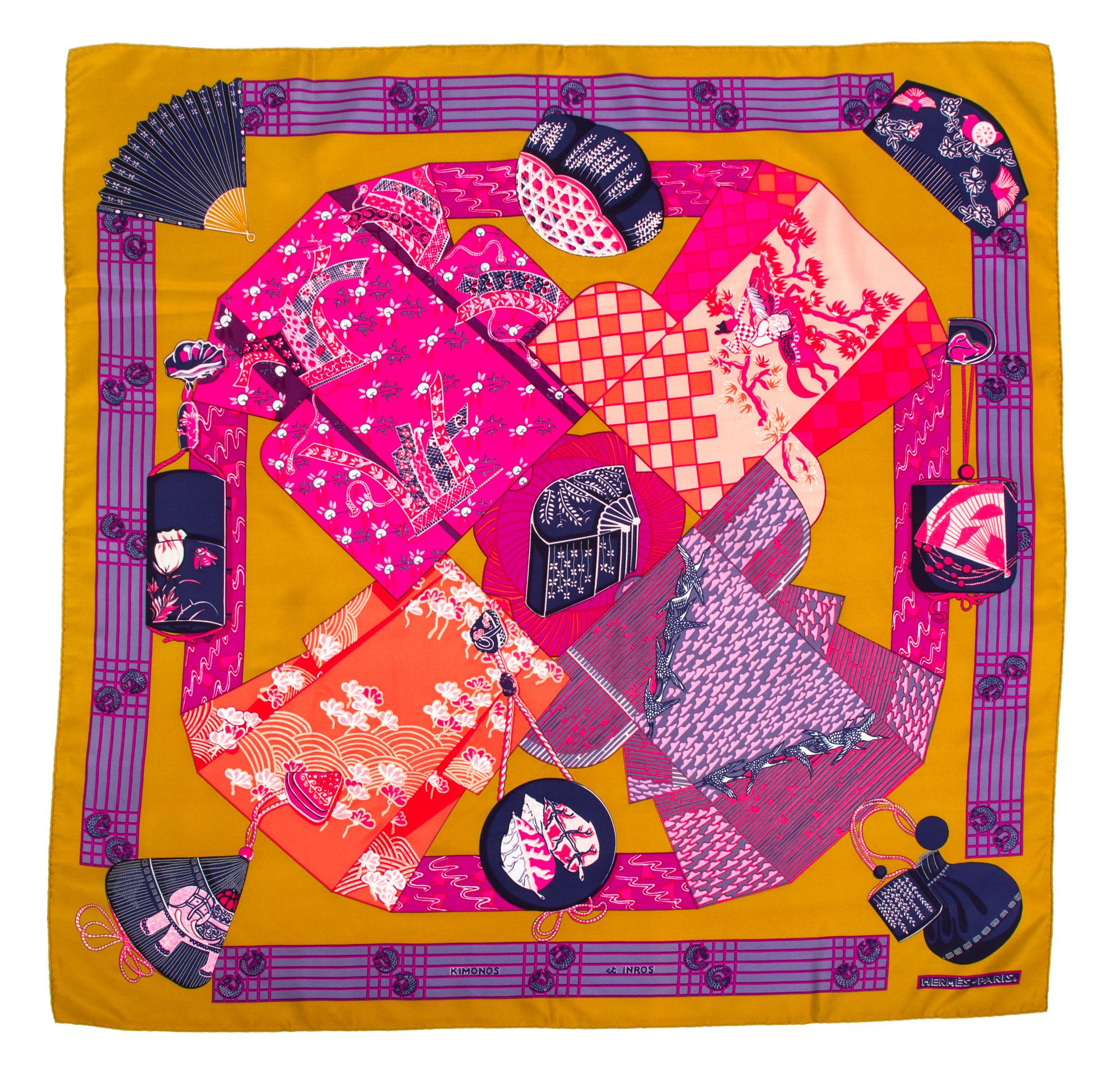 An Hermes 90cm Silk Scarf, 36" x 36".