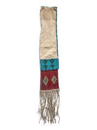 Sioux Beaded and Quilled Tobacco Bag